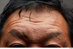Face Hair Skin Man Asian Overweight Wrinkles Studio photo references